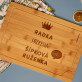 Šípková Ruženka - Doska s gravírováním