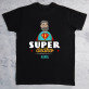 Super dedko - Pánske čierne tričko