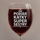 super sestra - Gravírovaný pohár