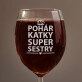 super sestra - Gravírovaný pohár