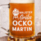 Ocko majster grilu - Krígeľ s gravírovaním
