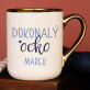 Dokonalý ocko - Keramický hrnček s farebným okrajom