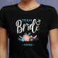Team bride - Čierne dámske tričko