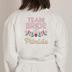 Team bride - Biely dámsky župan