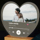 Tvoja pesnička - spotify - Tlač na akrylové sklo Srdce