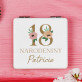Narodeniny kvety - Vreckové zrkadielko