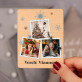 Veselé Vianoce fotografie - Drevený magnet