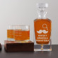 whisky dedka - Sada gravírovanej karafy a pohárov na whisky