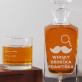 whisky dedka - Sada gravírovanej karafy a pohárov na whisky
