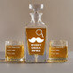 whisky dedka - Sada gravírovanej karafy a pohárov na whisky