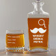 whisky dedka - Sada gravírovanej karafy a pohárov na whisky
