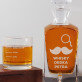 whisky dedka - Sada gravírovanej karafy a pohárov na whisky