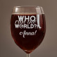 Who run the world - Gravírovaný pohár