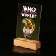 Who run the world - Tlač na akrylové sklo (LED stojan)