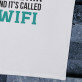 WIFI - Pánske tričko s potlačou