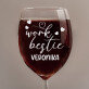work bestie - Gravírovaný pohár