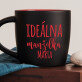 Ideálna manželka - čierny keramický hrnček